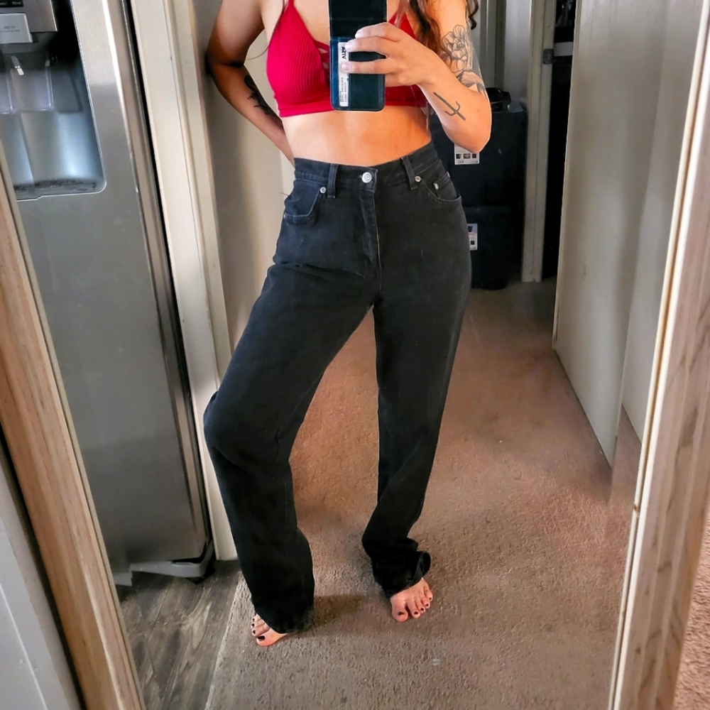 Faded glory high-waisted vintage stretch jeans